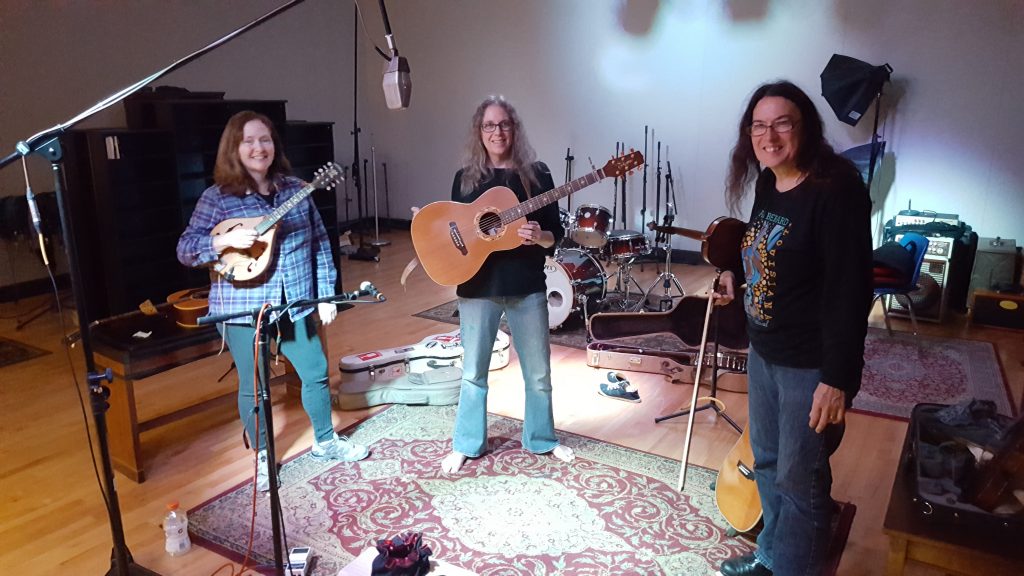 A photograph of Beth, Lisa and Gina